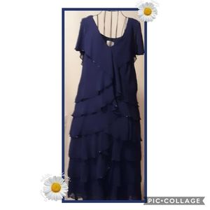 PATRA WOMEN SIZE 20W BLUE DRESS.